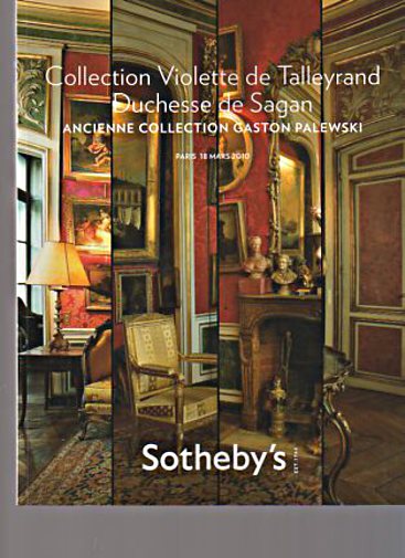 Sothebys 2010 Collection of V. Talleyrand & Gaston Palewski