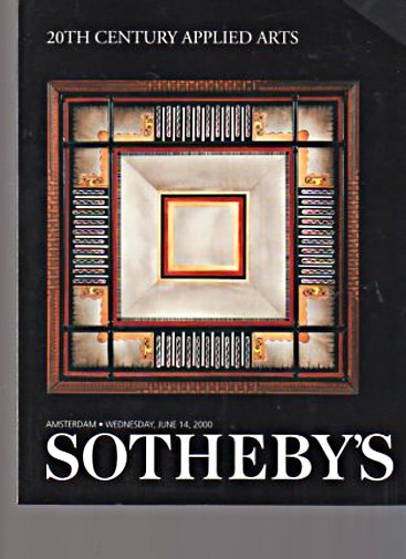 Sothebys June 2000 20th Century Applied Arts