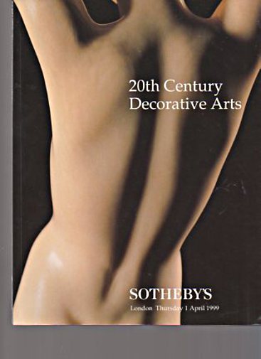 Sothebys April 1999 20th Century Decorative Arts