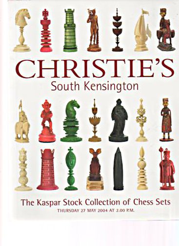 Christies 2004 The Kaspar Stock Collection of Chess Sets