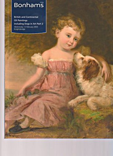 Bonhams 2003 British and Continental Oil Paintings, Dogs in Art - Click Image to Close