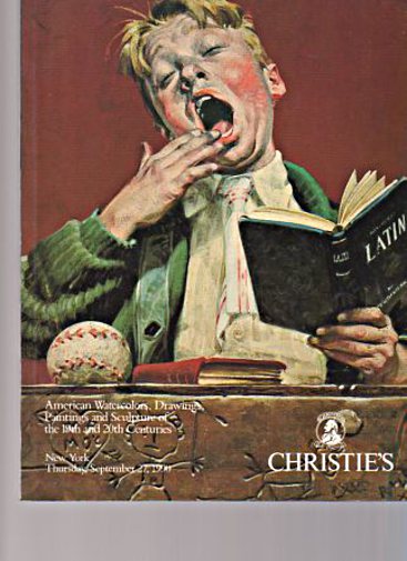 Christies September 1990 American Drawings & Watercolors 19th & 20th C