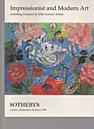 Sothebys 1999 Impressionist & Modern Art, Ceramics