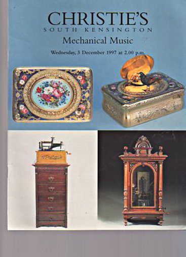 Christies 1997 Mechanical Music