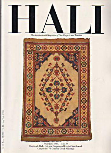 Hali Magazine issue 39, May/June 1988