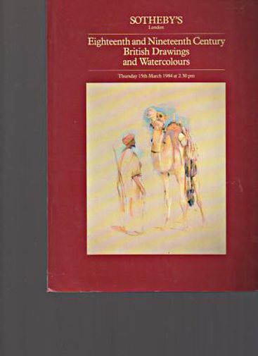 Sothebys 1984 18th & 19th Century British Watercolors, Drawings