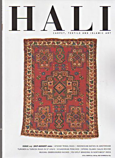 Hali Magazine issue 117, July - August 2001