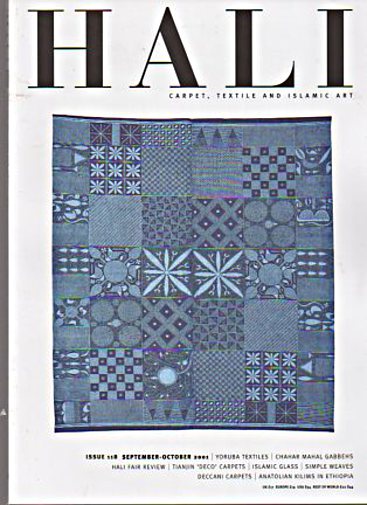 Hali Magazine issue 118, September - October 2001