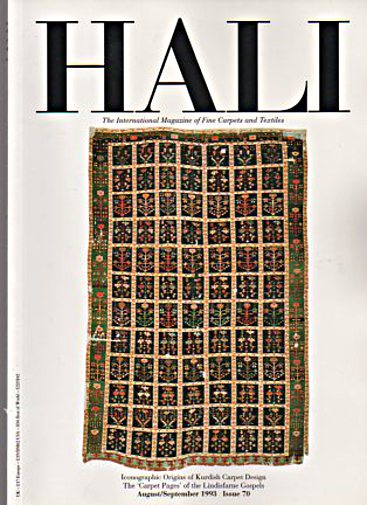 Hali Magazine issue 70, August/September 1993 - Click Image to Close