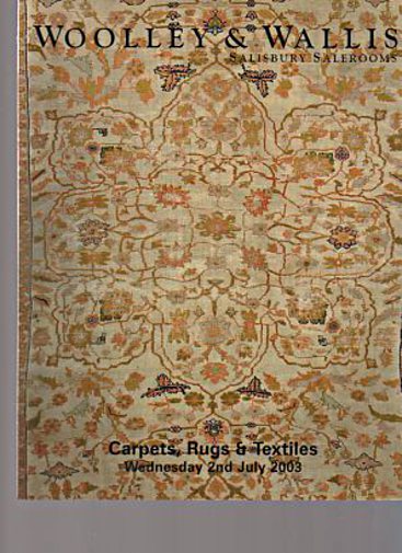 Woolley & Wallis 2003 Carpets, Rugs & Textiles