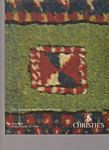 Christies 1996 Fine European and Oriental Carpets - Click Image to Close