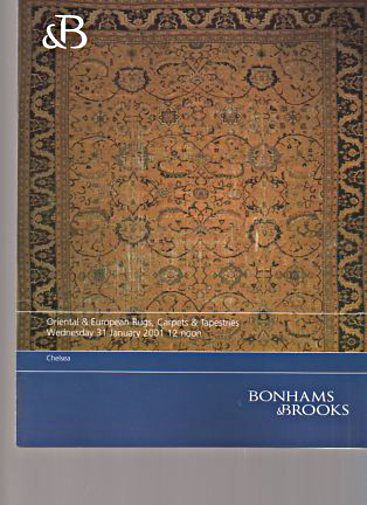 Bonhams & Brooks January 2001 Oriental & European Rugs, Carpets