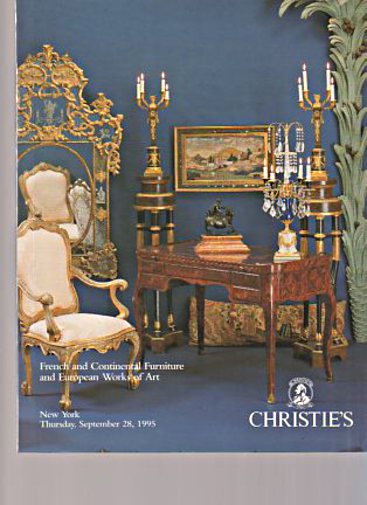 Christies 1995 French & Continental Furniture, European W of Art