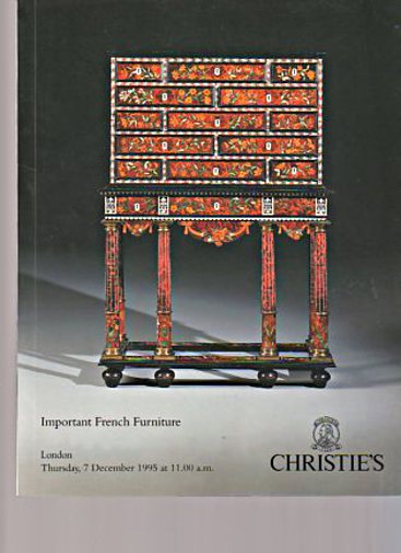 Christies 1995 Important French Furniture