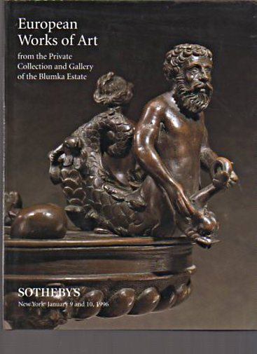 Sothebys 1996 European Works of Art from the Blumka Estate