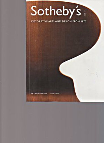 Sothebys 2005 Decorative Arts & Design from 1870