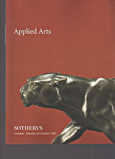 Sothebys October 1997 Applied Arts - Click Image to Close