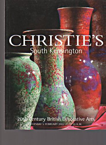 Christies 2002 20th Century British Decorative Arts