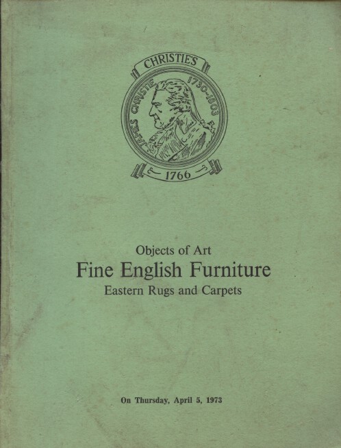 Christies April 1973 Fine English Furniture Eastern Rugs & Carpets