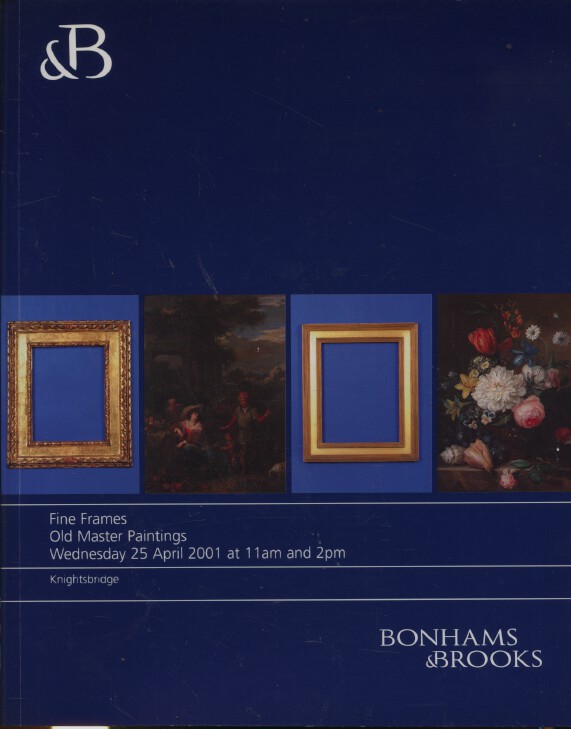 Bonhams 2001 Carved Frames & Old Master Paintings - Click Image to Close