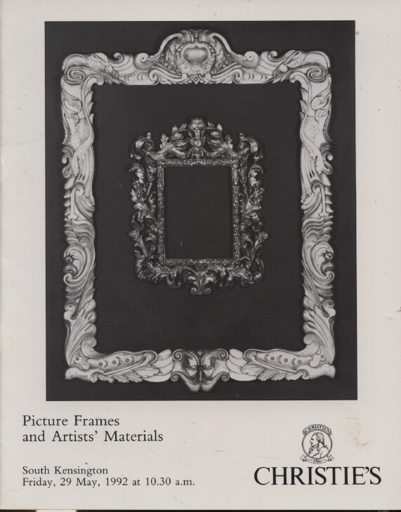 Christies 1992 Picture Frames and Artists' Materials