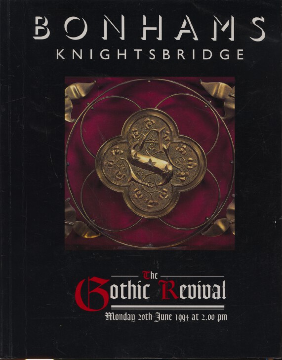 Bonhams 1994 The Gothic Revival - Click Image to Close