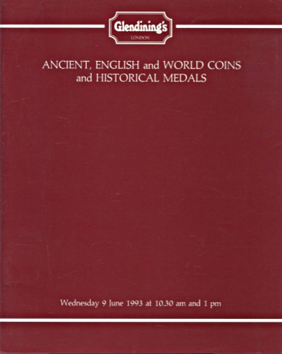 Glendinings 1993 Ancient, English & World Coins, Medals