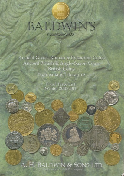 Baldwins 2010 - 2011 Greek, Roman, Byzantine Coins, Literature - Click Image to Close