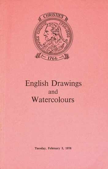Christies February 1976 English Drawings & Watercolours