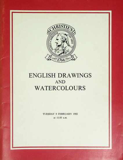 Christies February 1982 English Drawings & Watercolours