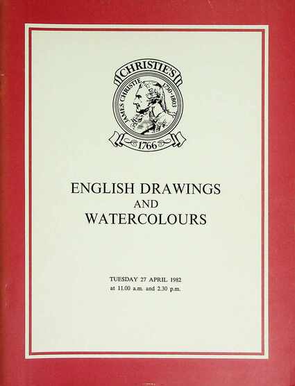 Christies April 1982 English Drawings & Watercolours