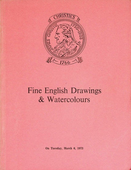 Christies March 1973 Fine English Drawings & Watercolours