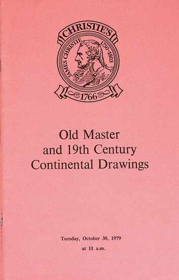 Christies October 1979 Old Master & 19th Century Continental Drawings