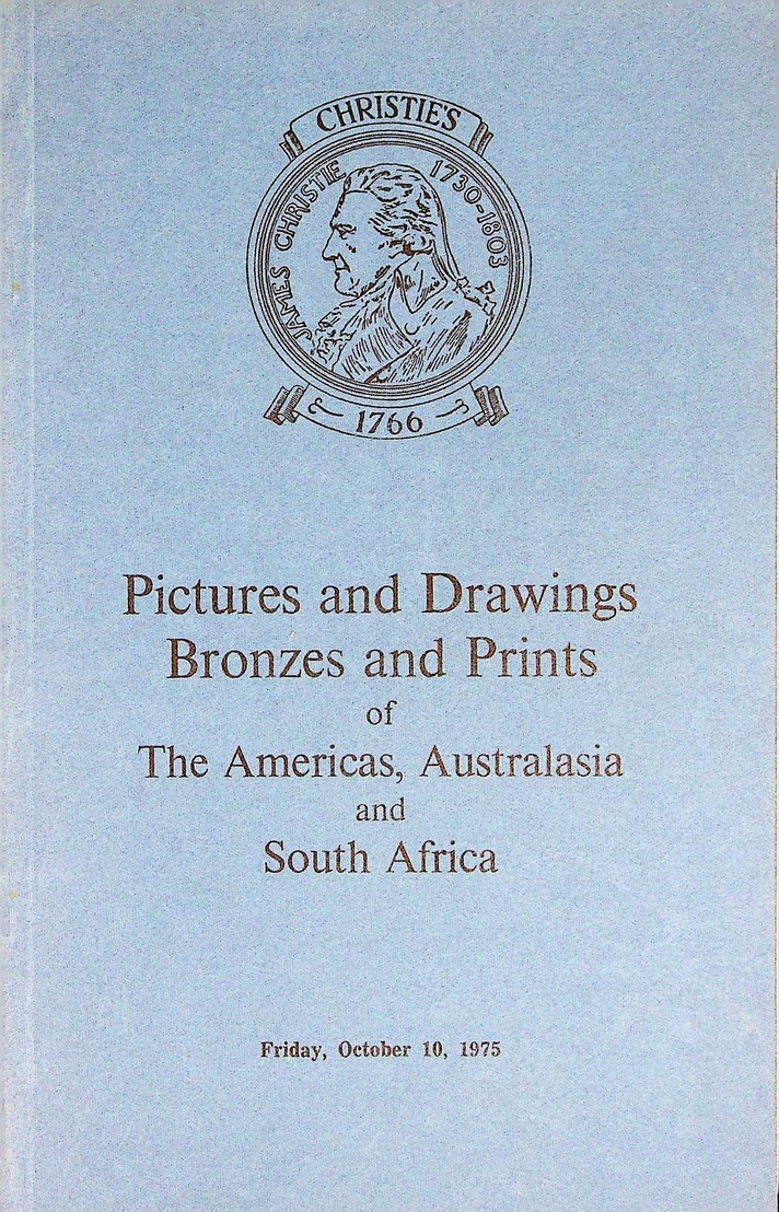 Christies October 1975 Pictures & Drawings Bronzes and Prints