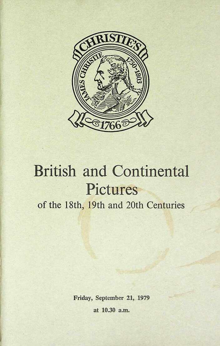 Christies September 1979 British & Continental Pictures