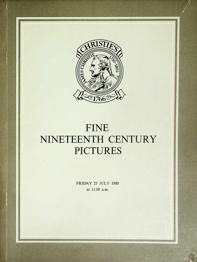 Christies July 1980 Fine Nineteenth Century Pictures