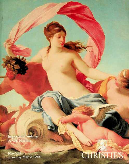 Christies May 1990 Important Paintings by Old Masters