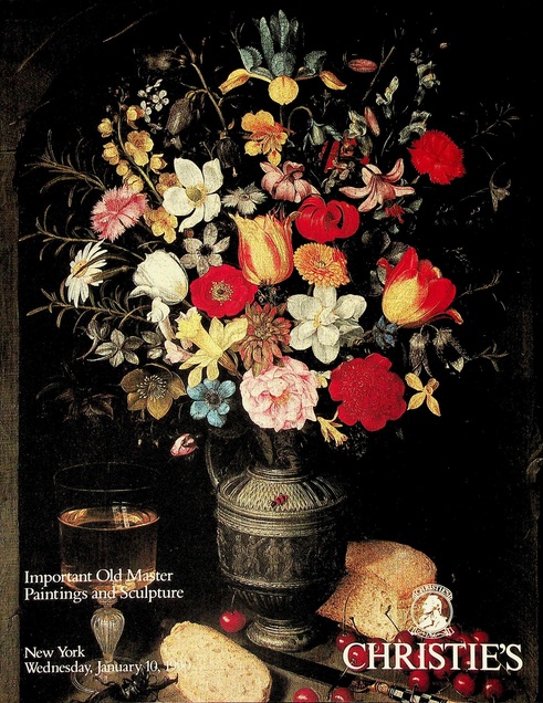 Christies January 1990 Important Old Master Paintings & Sculpture