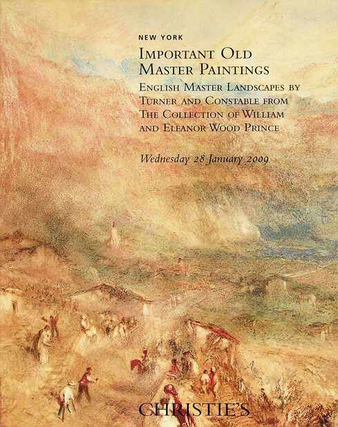 Christies January 2009 Important Old Master Paintings etc,.