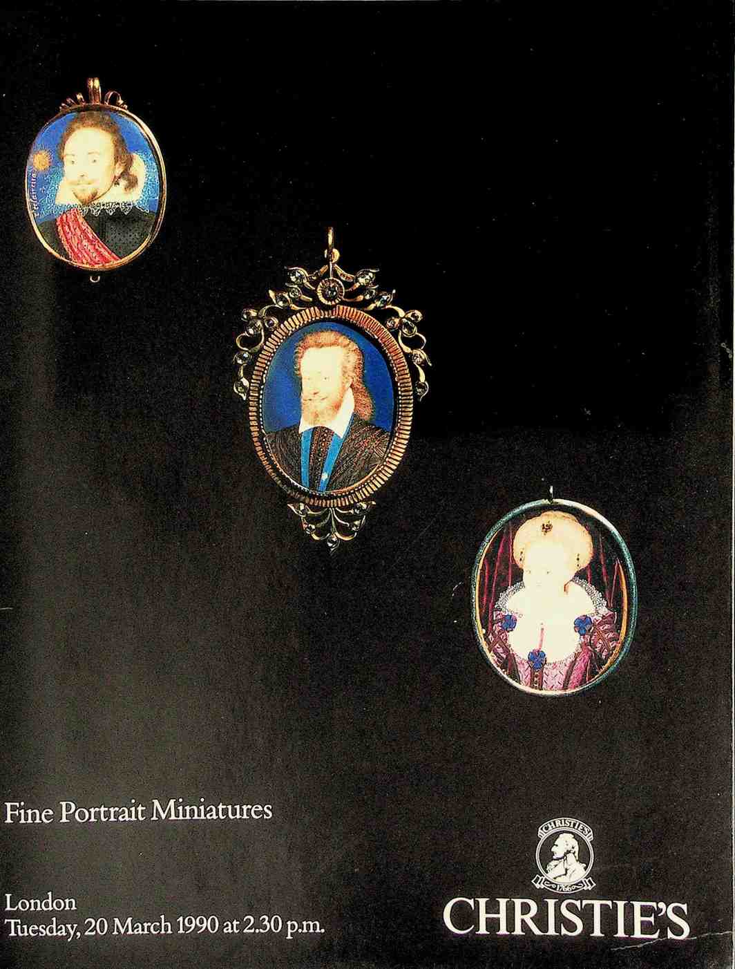 Christies March 1990 Fine Portrait Miniatures