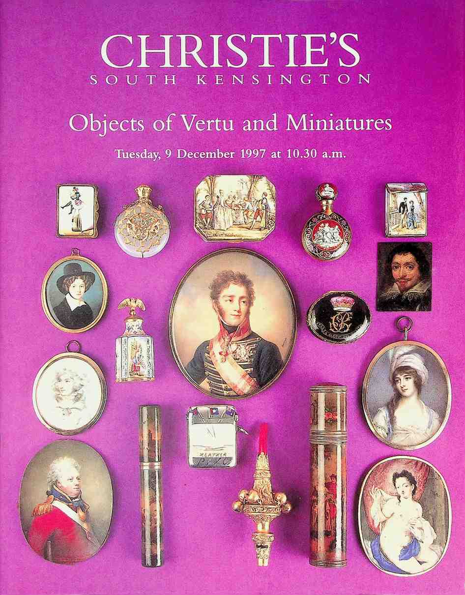 Christies December 1997 Objects of Vertu & Miniatures
