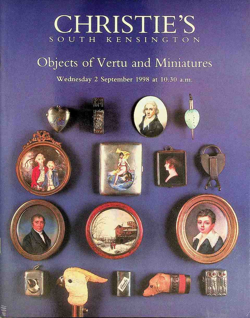 Christies September 1998 Objects of Vertu & Miniatures