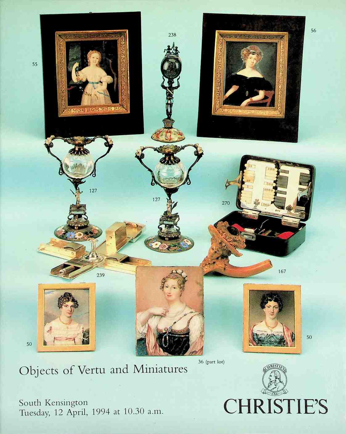 Christies April 1994 Objects of Vertu & Miniatures