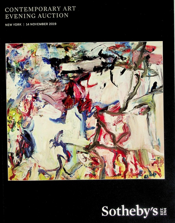 Sothebys November 2019 Contemporary Art Evening Auction