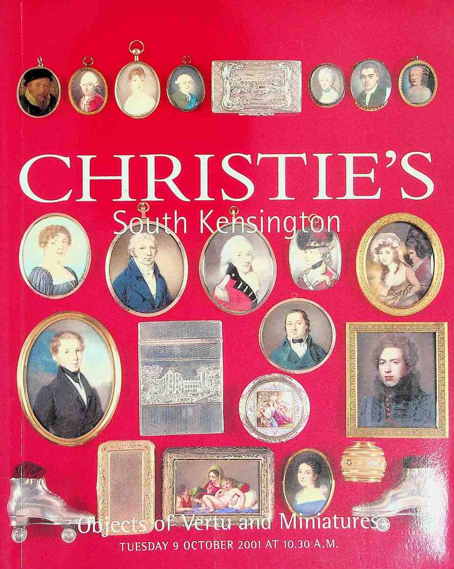 Christies October 2001 Objects of Vertu & Miniatures
