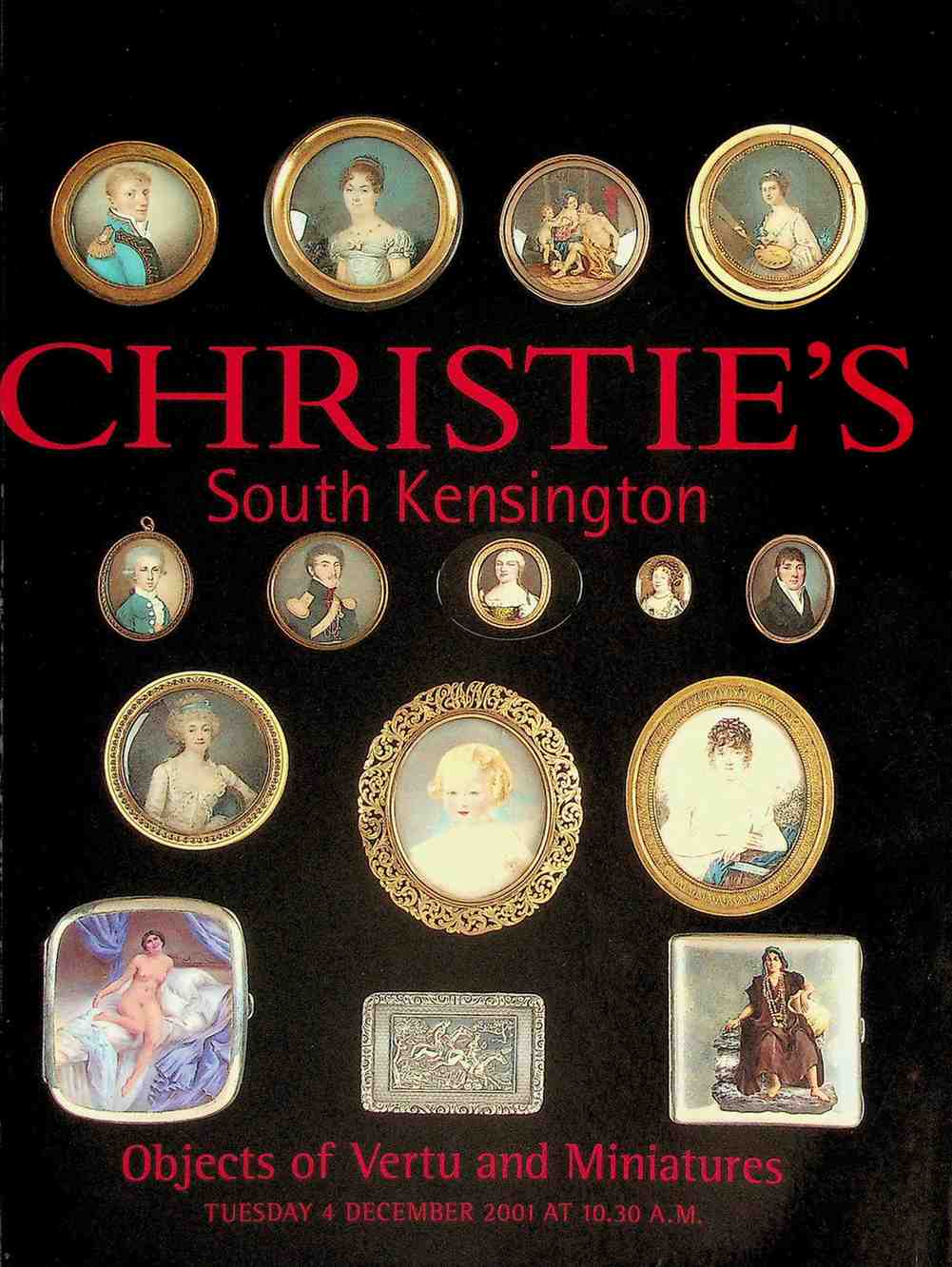 Christies December 2001 Objects of Vertu & Miniatures