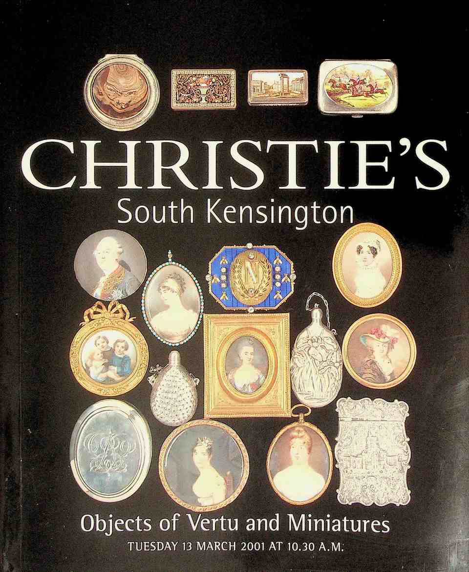 Christies March 2001 Objects of Vertu & Miniatures