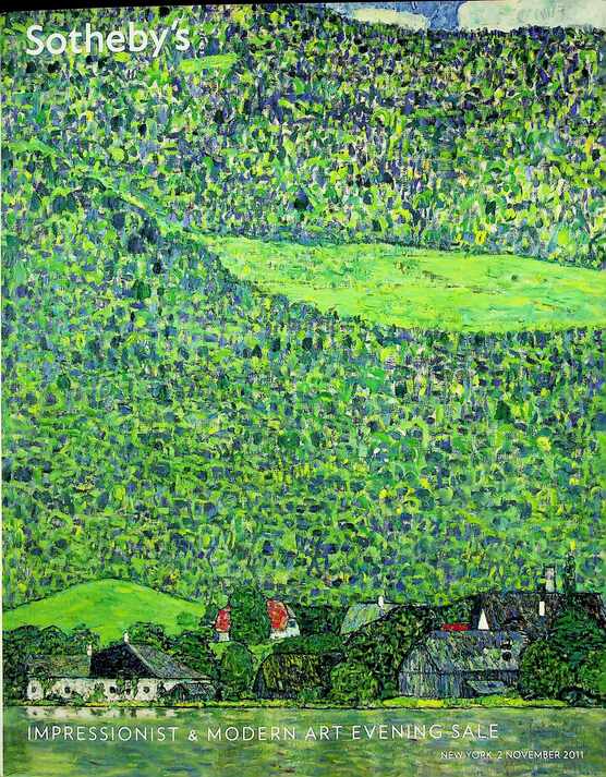 Sothebys November 2011 Impressionist & Modern Art Evening Sale