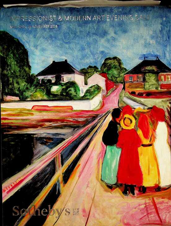 Sothebys November 2016 Impressionist & Modern Art Evening Sale