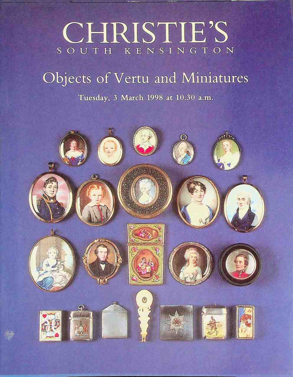 Christies March 1998 Objects of Vertu & Miniatures
